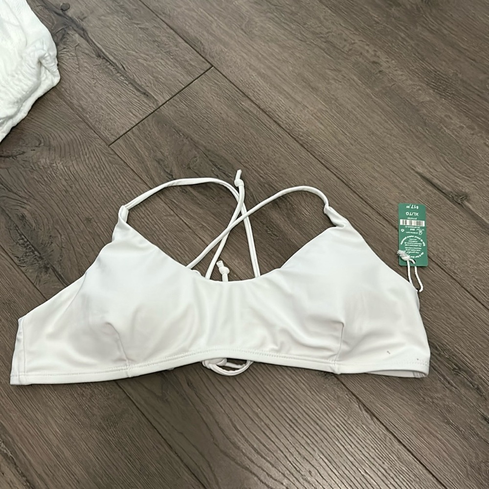 White bikini top